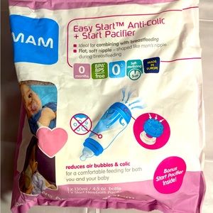 Easy Start Anti Colic baby bottle and pacifier set